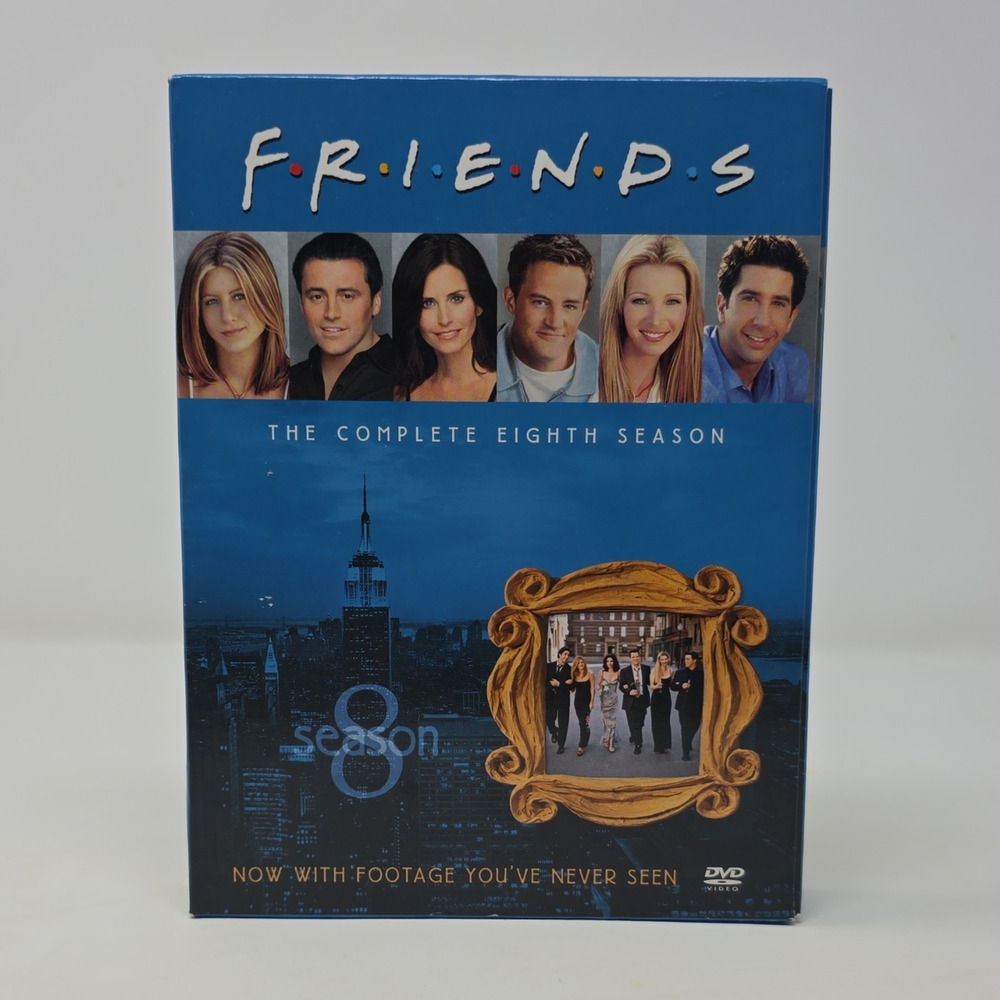 Warner Home Video Friends Complete Eighth Season 8 Deluxe DVD 2002 510 min